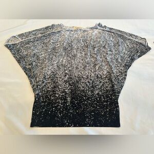 Michael Kors Patterned Blouse with Fun Sleeves Size Small